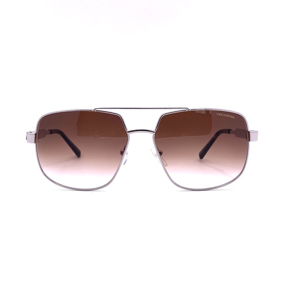 Pier Martino Aviator Sunglasses Metal, Acetate, Wood Made in Italy - Picture 2 of 10